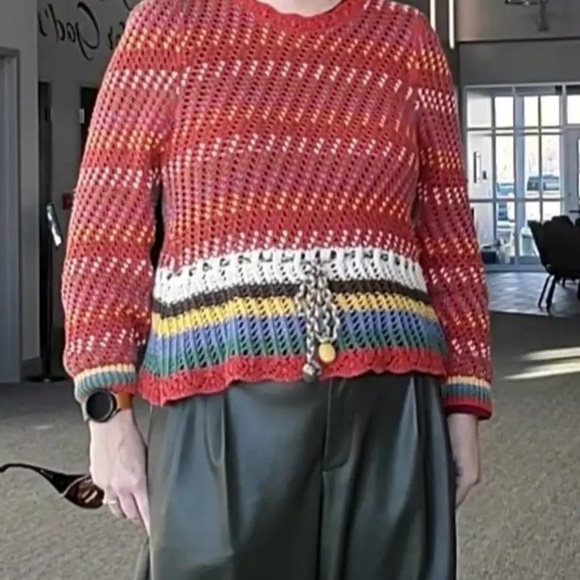 Polo Ralph Lauren
Pointelle Cotton Peplum Sweater - Picture 5 of 9